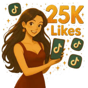 Comprar 25k Likes para Tiktok